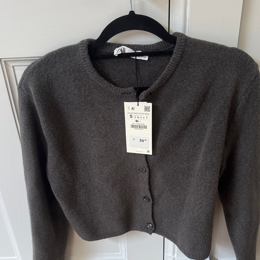 ZARA NEW WITH TAGS - Gray Women's Sweater - Size small